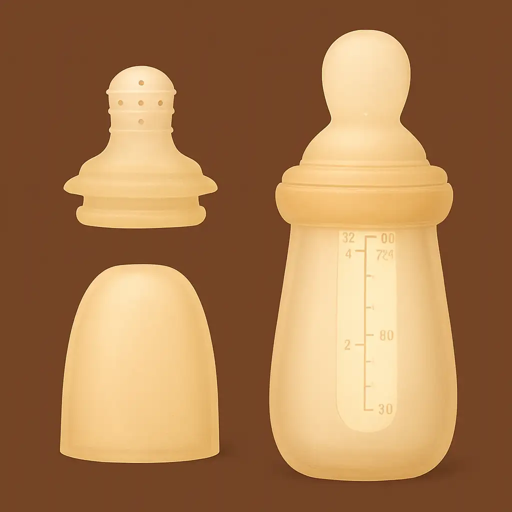 2in1- FLEXIBLE BABY FEEDING BOTTLE - image 2