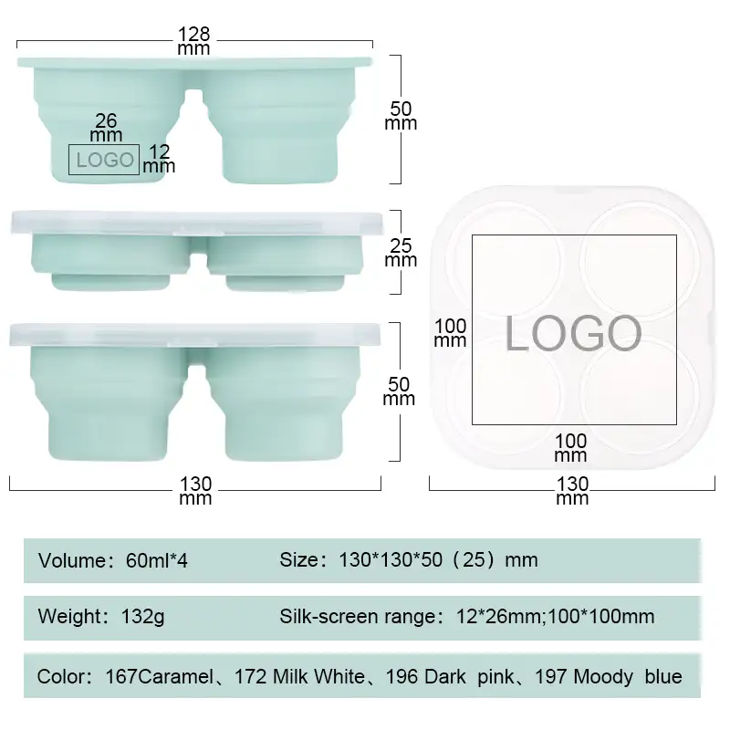 FOLDABLE BABY FOOD CONTAINER WITH LID - image 2