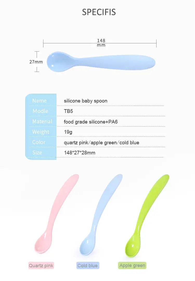 SILICONE FLEXI FORK & SPOON